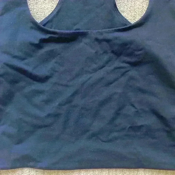 Babaton Cropped Tank black top, size XL - Picture 3 of 4